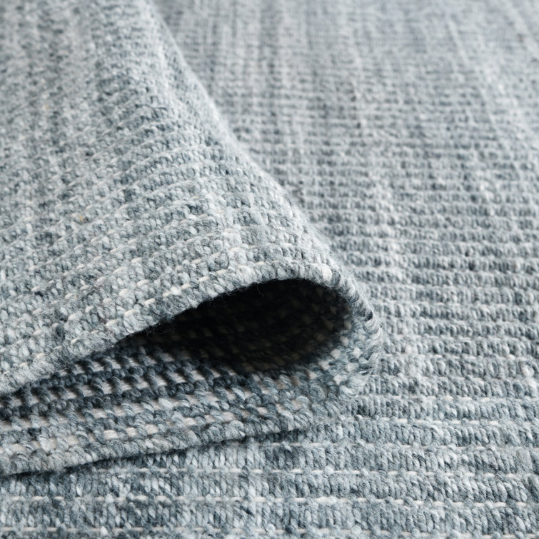 Atlantic StripedMetallic Gray Hand-Woven (Outdoor) Area Rug