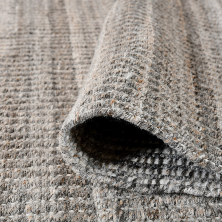 Atlantic Striped Brown Hand-Woven Outdoor Polyester Rug