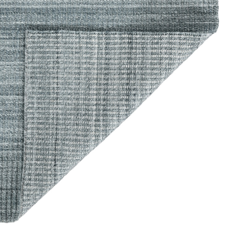 Atlantic StripedMetallic Gray Hand-Woven (Outdoor) Area Rug