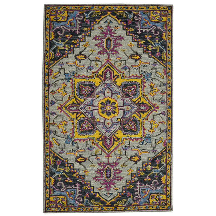 Sunrise Medley Hand-Tufted Wool Area Rug 5'3" x 7'6"