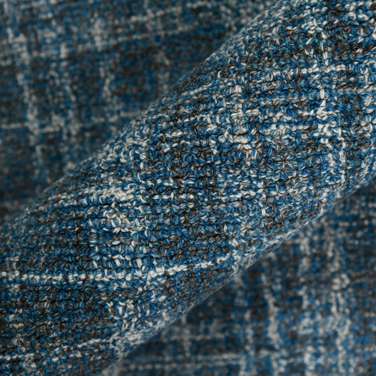 Turquoise Laurel Elegance 7'6"x9'6" Hand-Tufted Wool Area Rug
