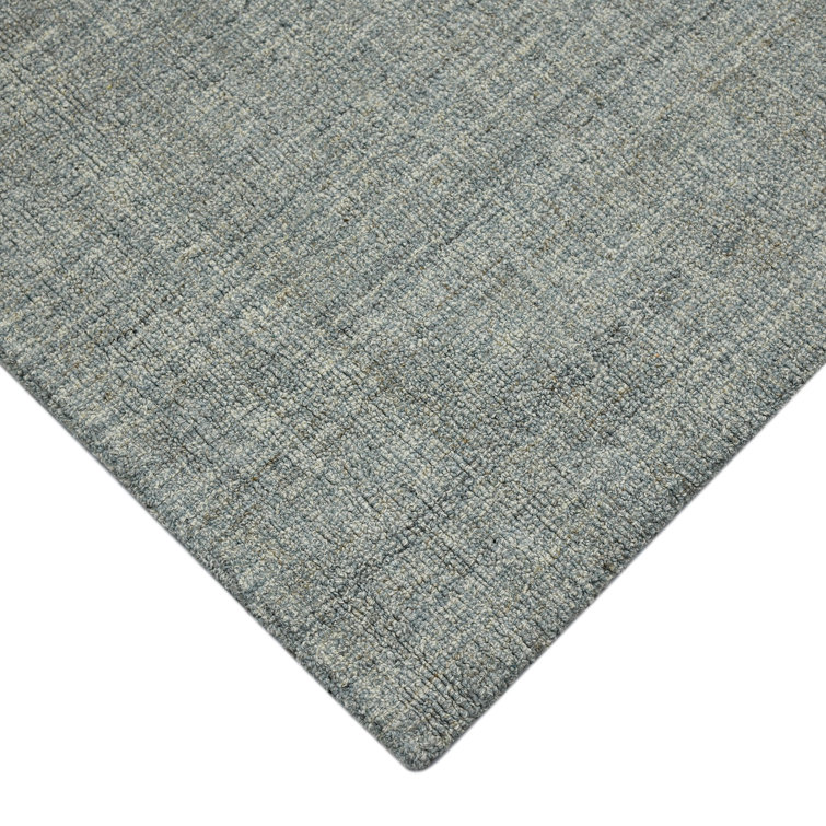 Hand-Tufted Elegance Wool Area Rug in Light Blue, 7'6" x 9'6"