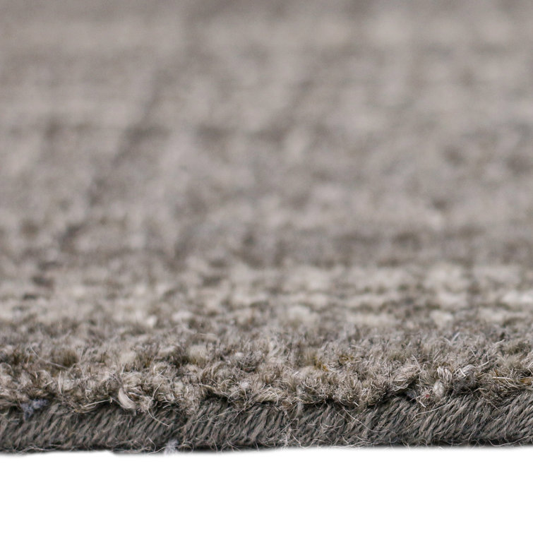 Graphite Hand-Tufted Wool Rectangular Area Rug