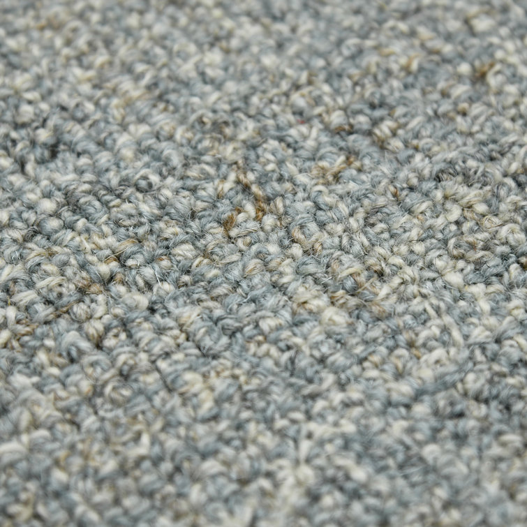 Hand-Tufted Elegance Wool Area Rug in Light Blue, 7'6" x 9'6"