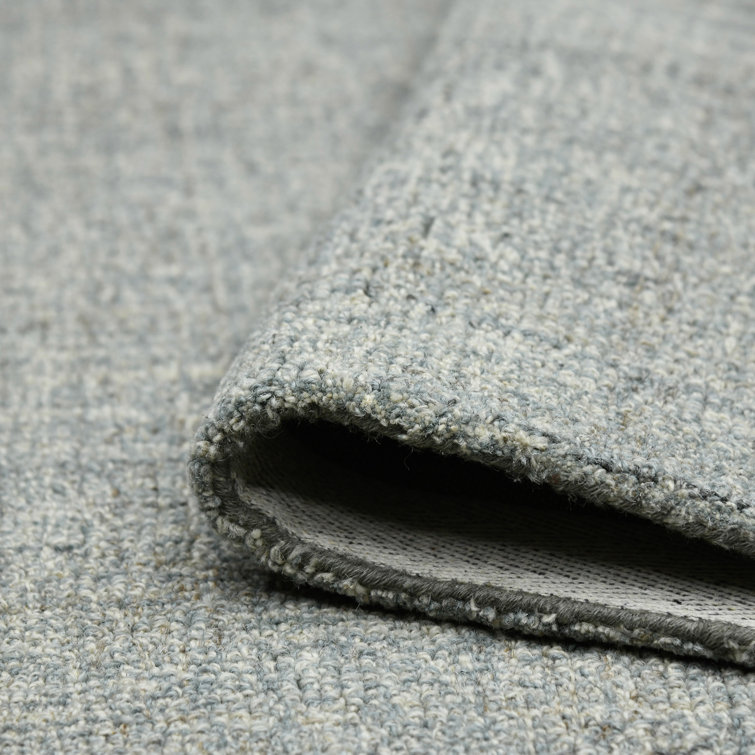 Hand-Tufted Elegance Wool Area Rug in Light Blue, 7'6" x 9'6"