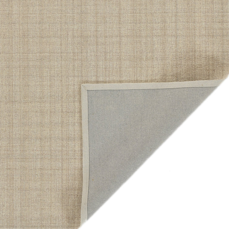 Champagne Hand-Tufted Wool Rectangular 2' x 3' Rug