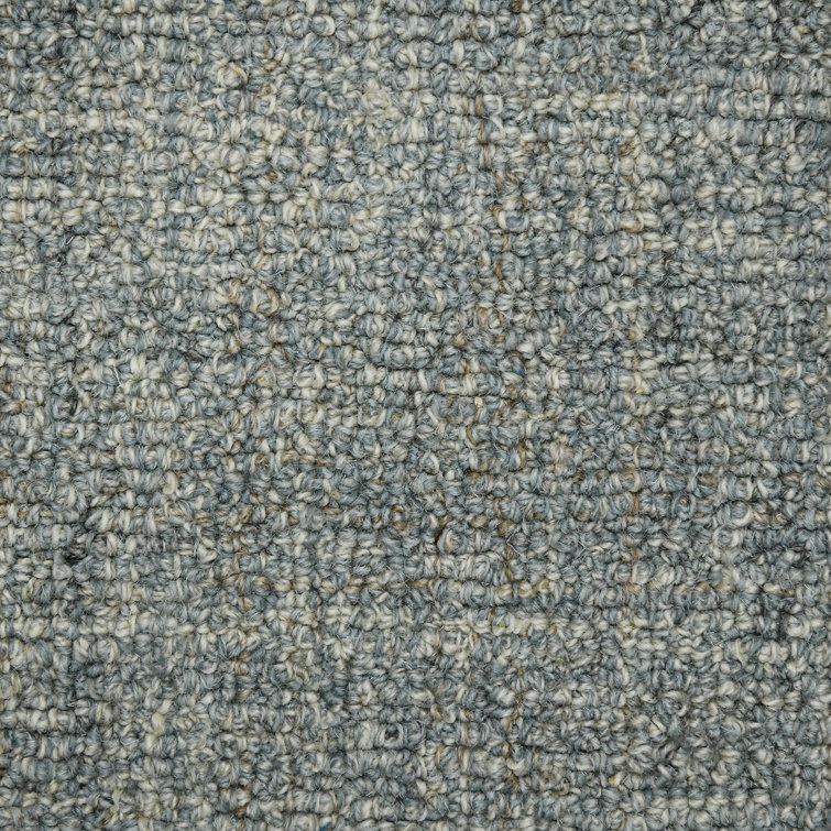 Hand-Tufted Elegance Wool Area Rug in Light Blue, 7'6" x 9'6"