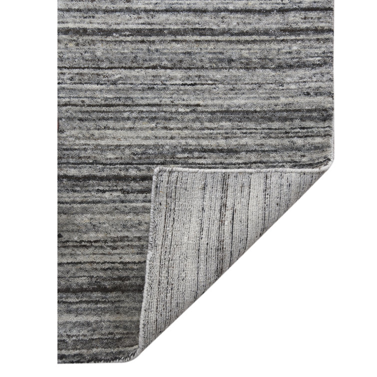 Heaven Handmade Flatweave Wool Gray Area Rug