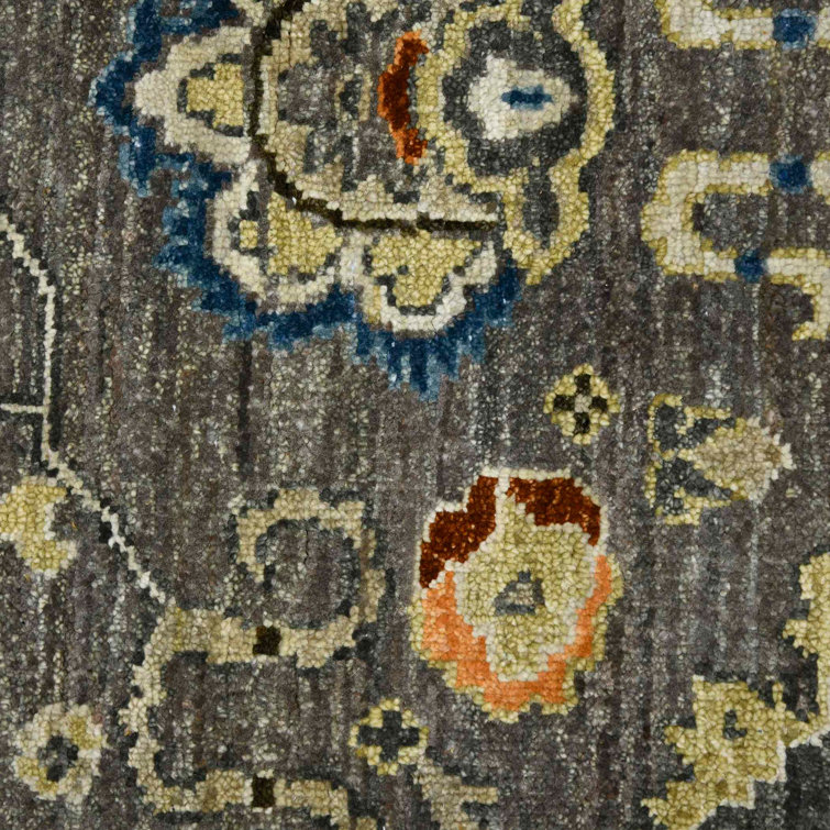 Hand-Knotted Classic Blue Wool Area Rug 2' x 3'