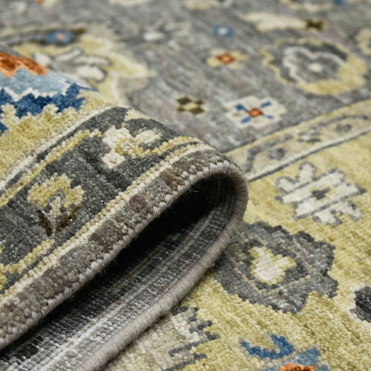 Hand-Knotted Classic Blue Wool Area Rug 2' x 3'