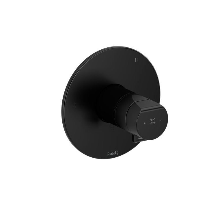 Parabola Polished Nickel Wall-Mounted Shower Knob