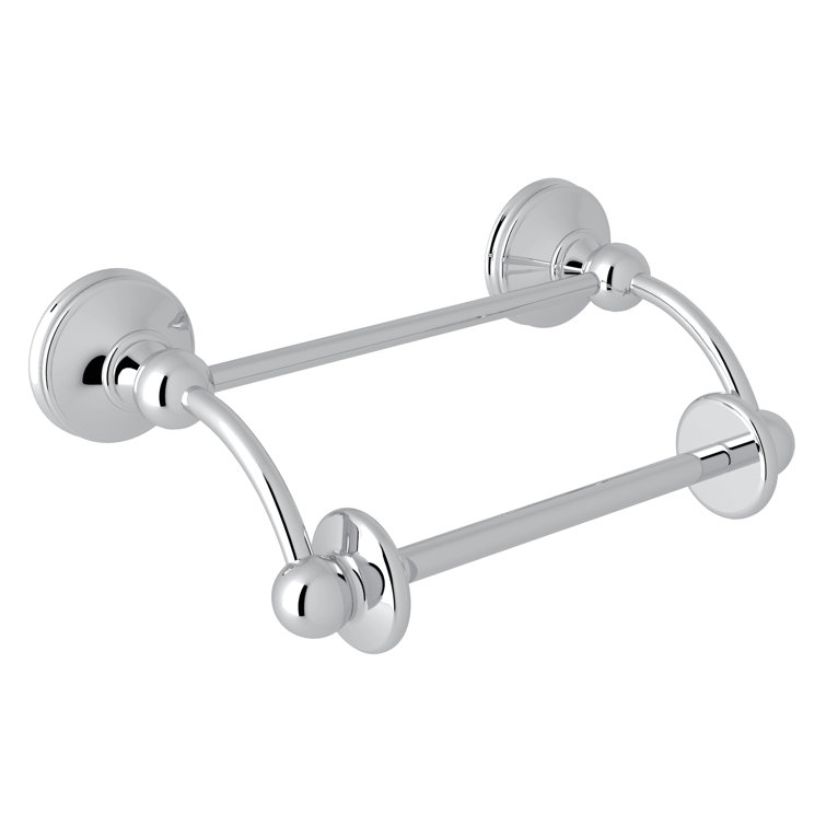 Polished Nickel Traditional Wall Mount Toilet Paper Holder
