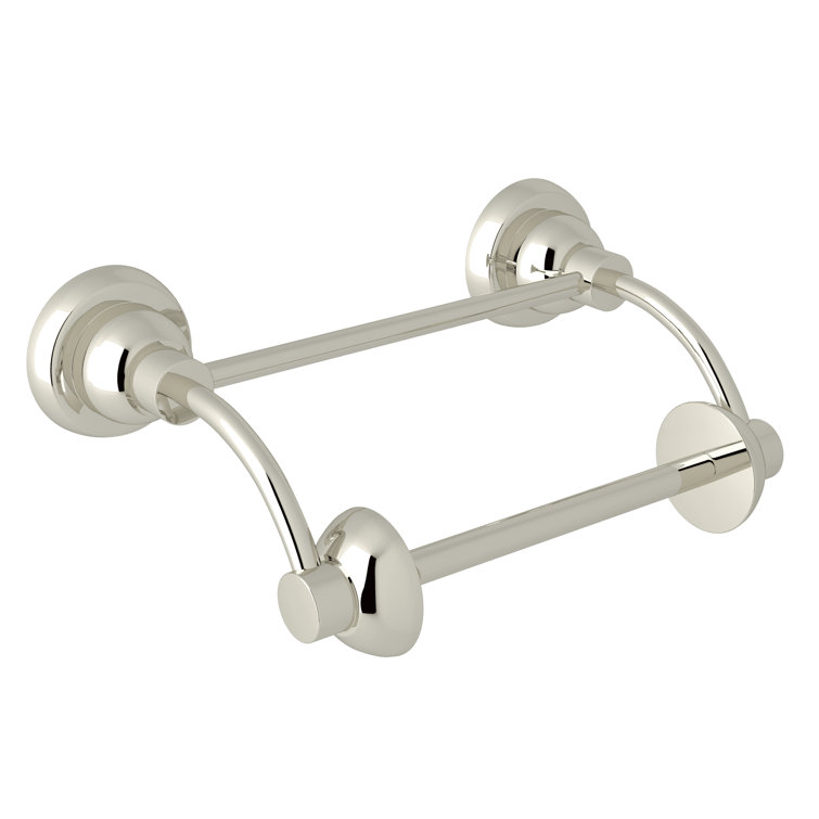 Polished Nickel Traditional Wall Mount Toilet Paper Holder