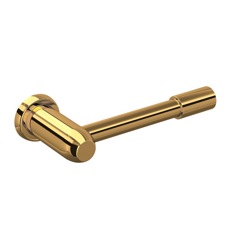 Polished Nickel Modern Wall Mount Toilet Paper Holder