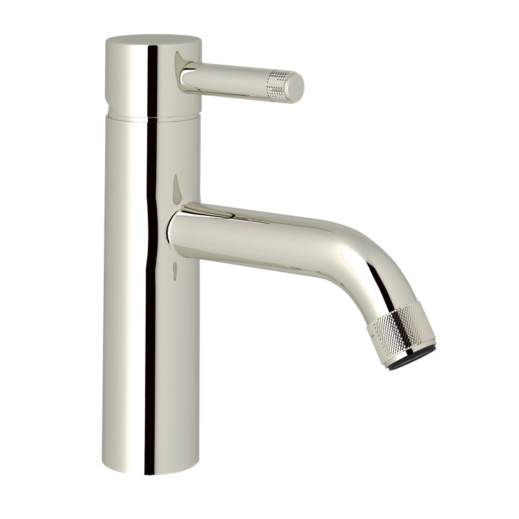 Polished Nickel Single Hole Brass Bathroom Faucet