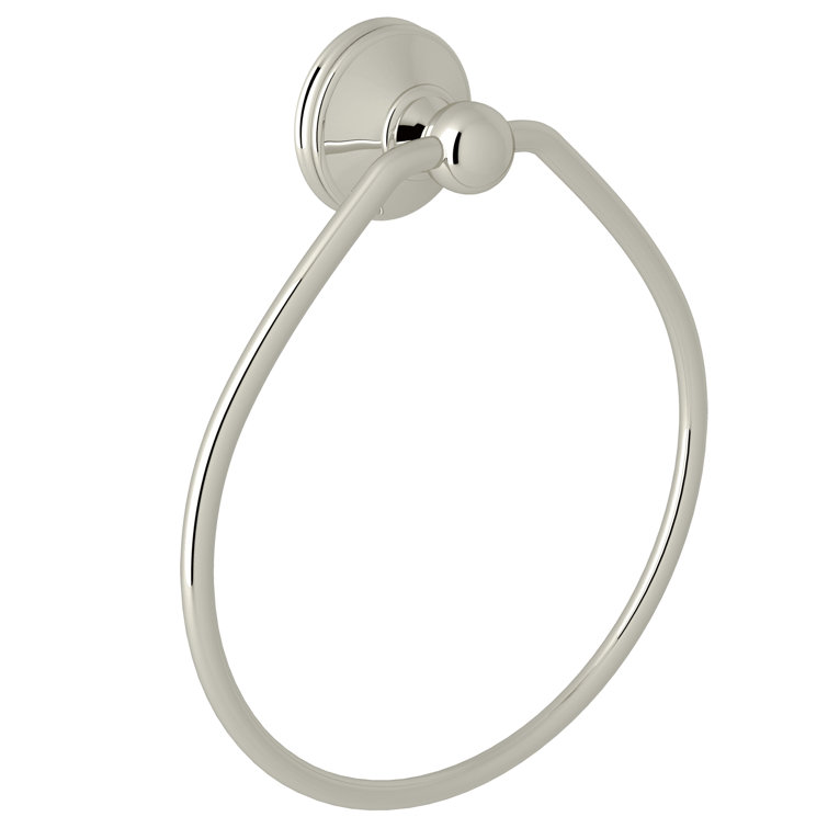 Polished Nickel Traditional Wall Mounted Towel Ring