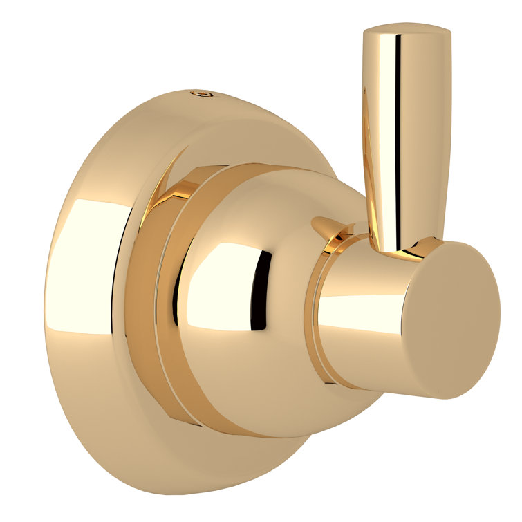 Polished Nickel Transitional Wall Mount Robe Hook