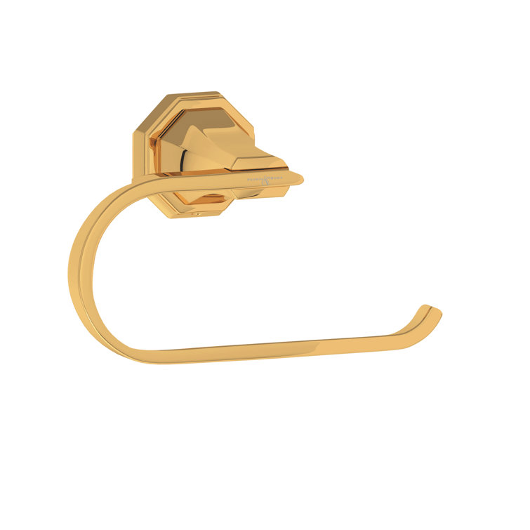 Polished Nickel Wall Mount Toilet Paper Holder