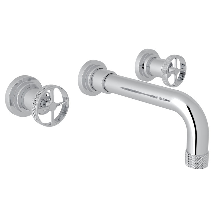 Classic Campo Polished Nickel 2-Handle Wall-Mounted Faucet
