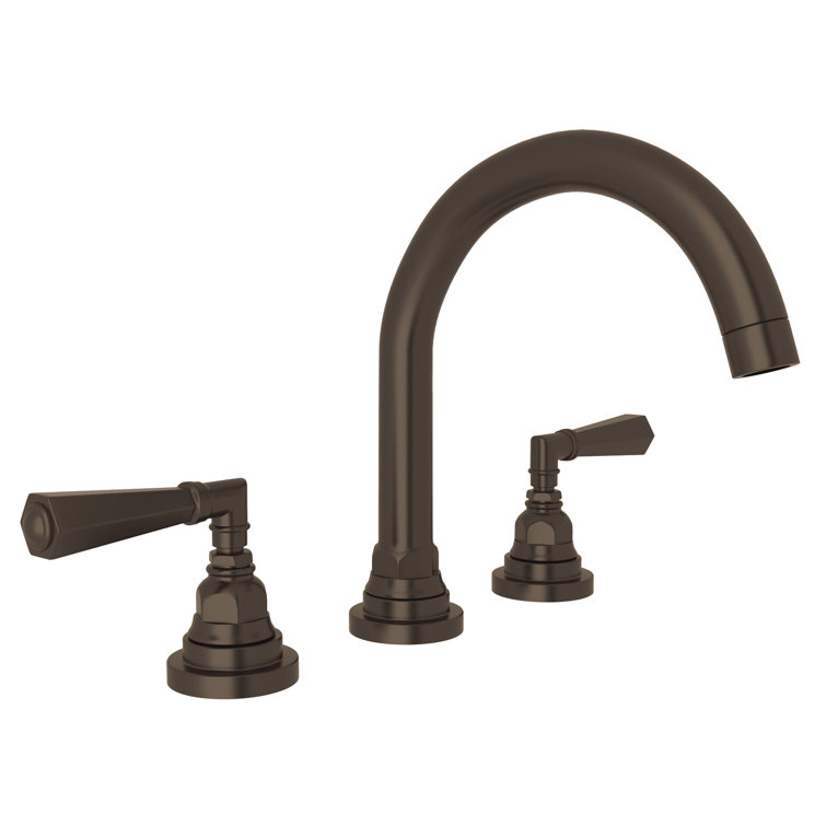 Elegante 8'' Polished Nickel Transitional Widespread Faucet