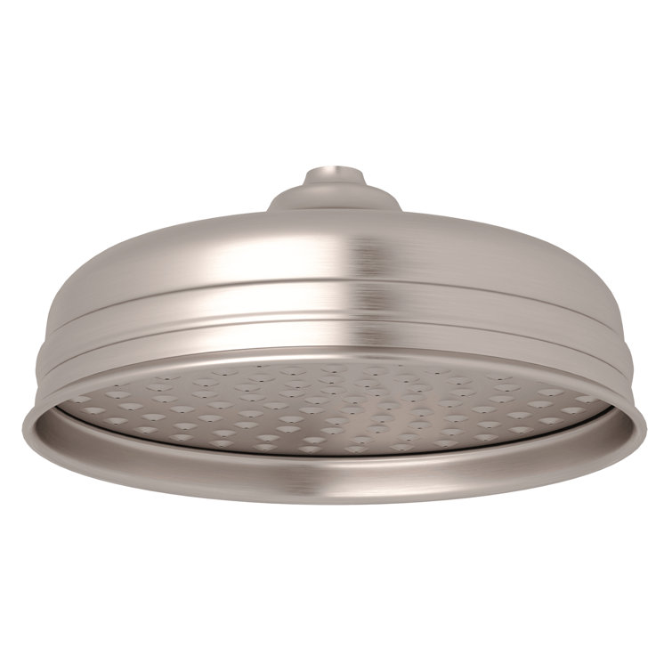 Satin Nickel 8" Wall Mounted Rain Showerhead