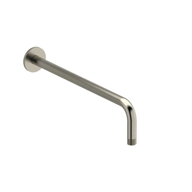16" Brushed Nickel Wall Mount Shower Arm with Escutcheon