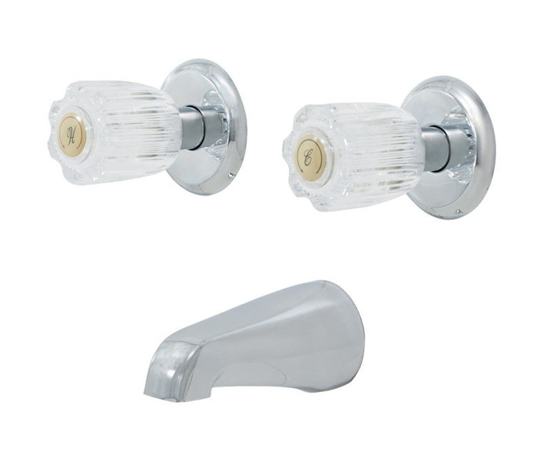 OakBrook Classic Chrome 2-Handle Tub Filler Faucet