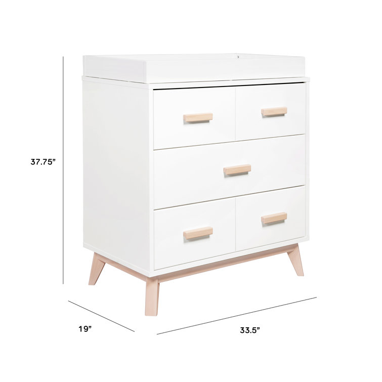 Scoot Two-Toned 3-Drawer GreenGuard Certified Dresser