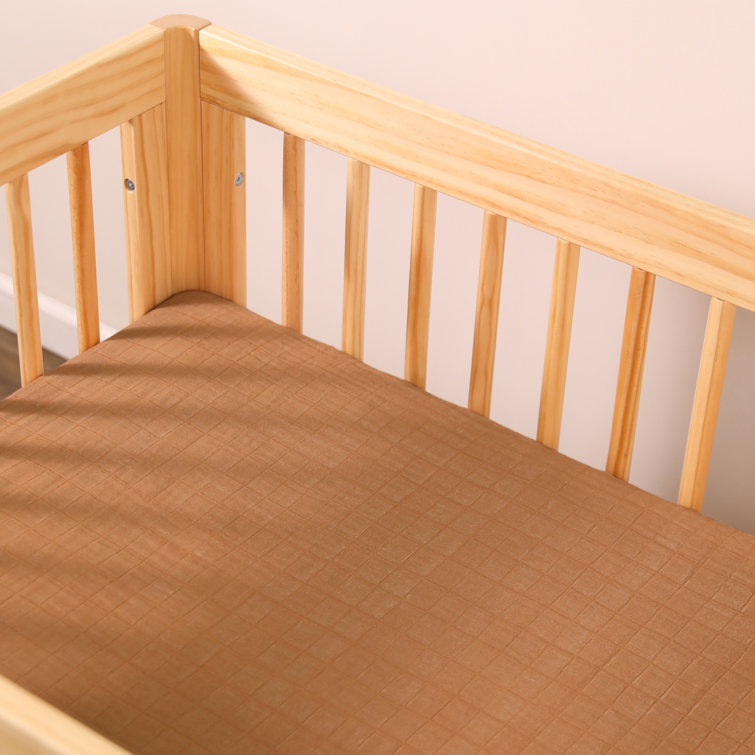 Burnt Sienna Organic Cotton Baby Crib Sheet