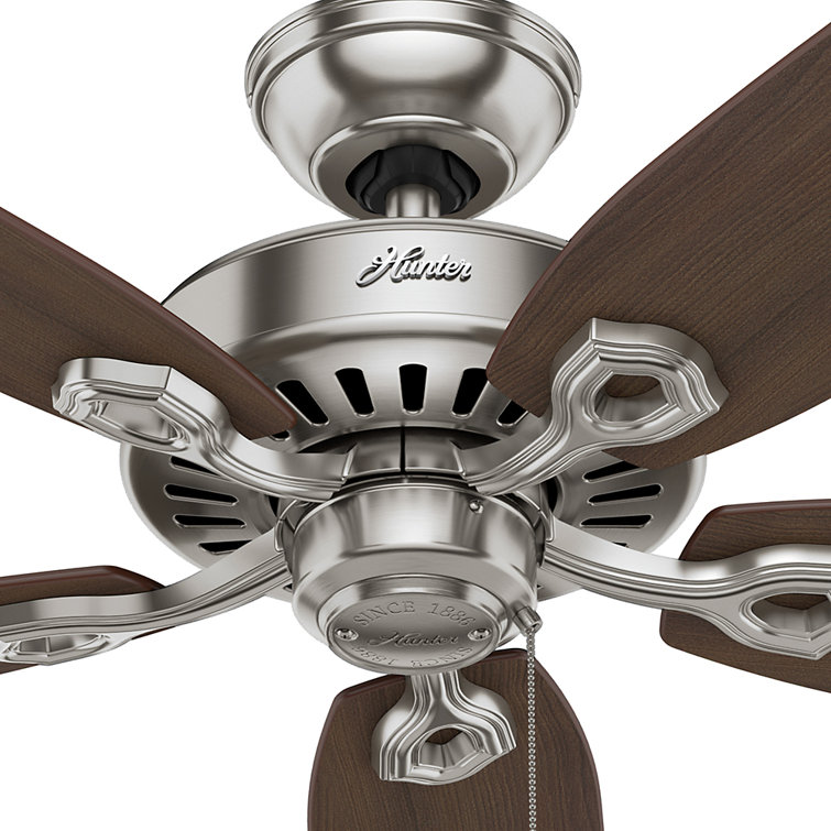 52" Brushed Nickel Ceiling Fan with Reversible Blades
