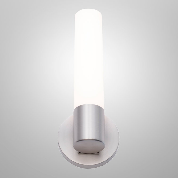 Turbo Cylinder LED Vanity Wall Sconce in Brushed Nickel