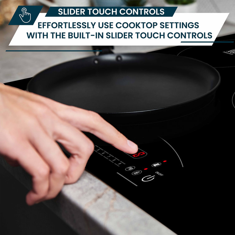 Equator 30" Black Ceramic-Induction 4 Burner Cooktop with Touch Control