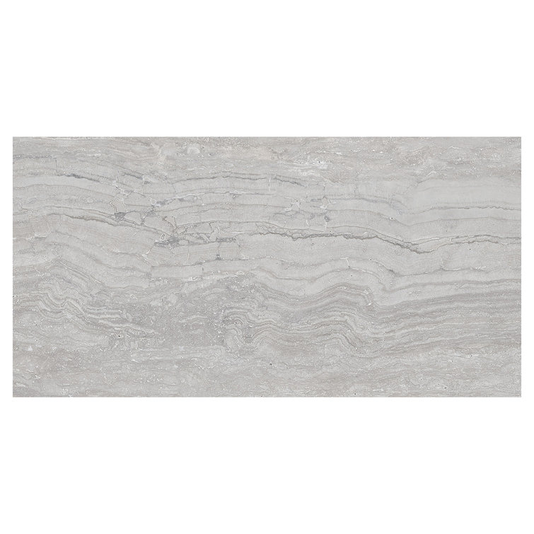 Silver Rectified Matte Porcelain 12x24 Floor and Wall Tile