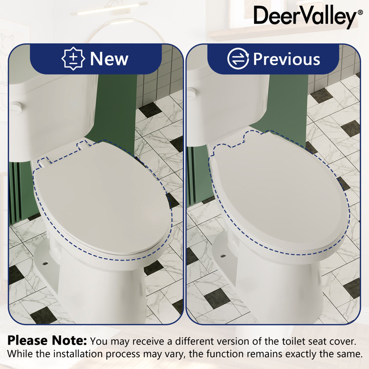 21-Inch White Ceramic Elongated High Efficiency Toilet