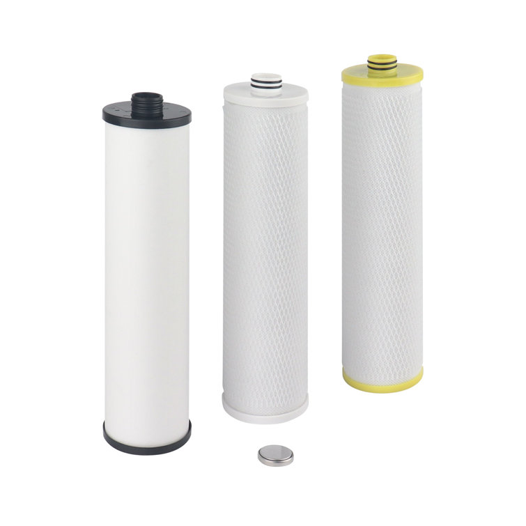 Aquasana 3-Stage Max Flow Under Sink Water Filter Replacement Pack