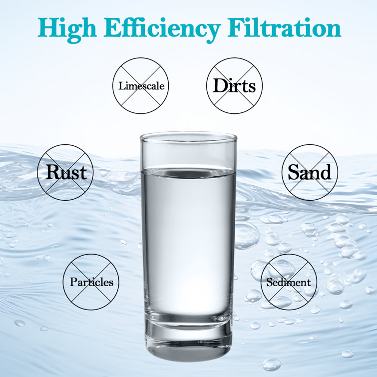 Aquasana 3-Stage Max Flow Under Sink Water Filter Replacement Pack