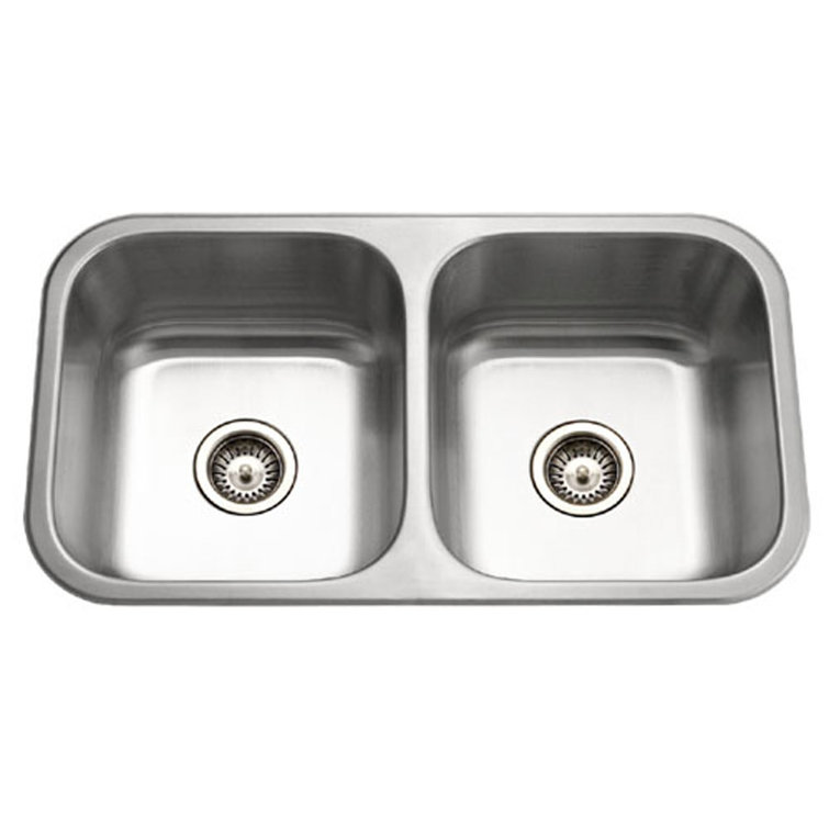 Medallion Classic Stainless Steel Double Bowl Kitchen Sink