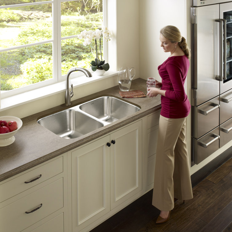 Medallion Classic Stainless Steel Double Bowl Kitchen Sink