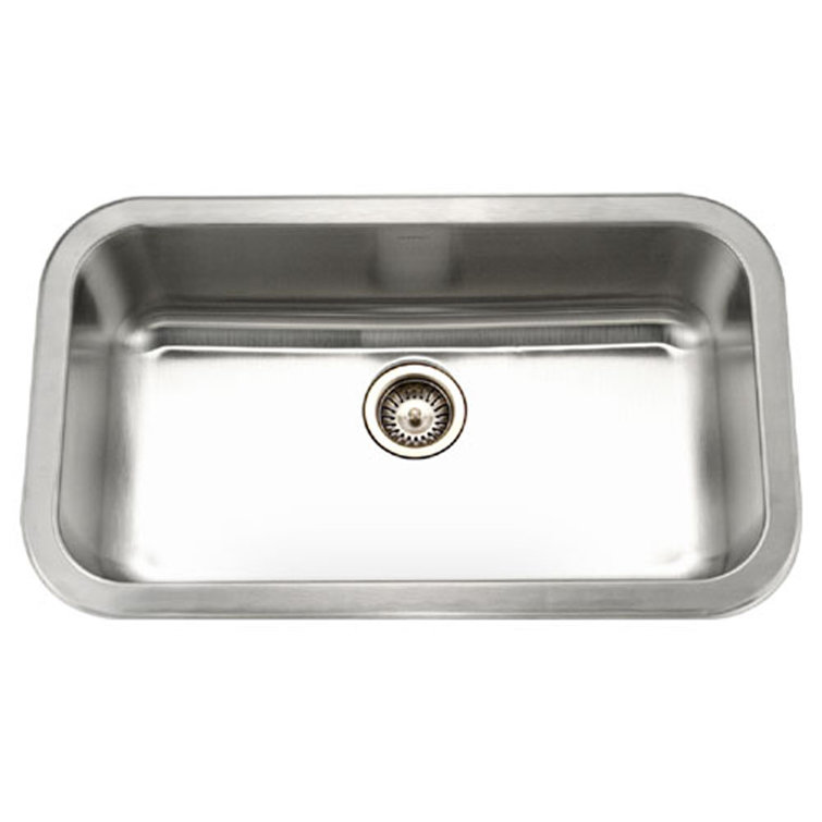 Large Stainless Steel Single Bowl Undermount Kitchen Sink