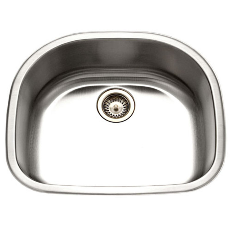 Medallion 23.75'' Stainless Steel Undermount Single Bowl Kitchen Sink