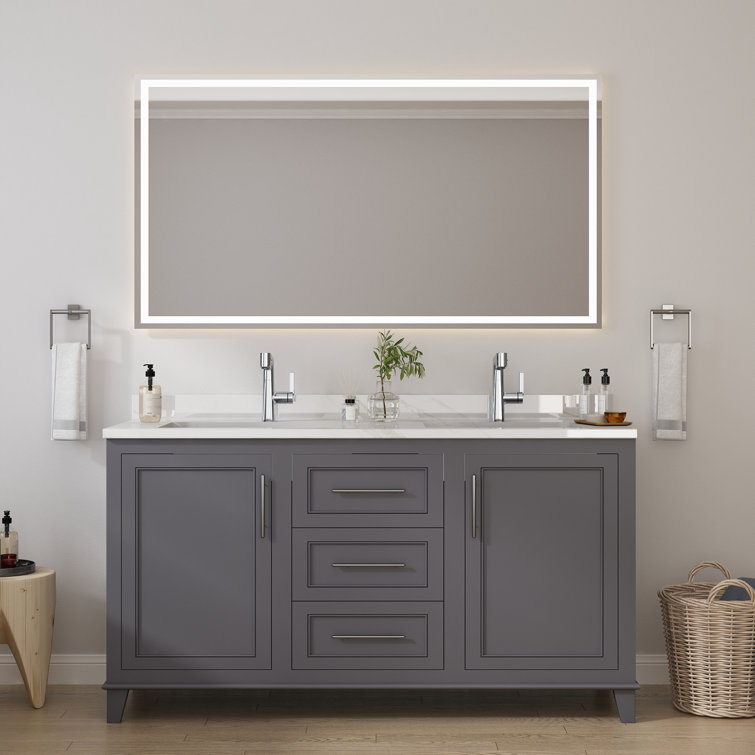 Chrome Single Hole Bathroom Faucet with Lever Handle
