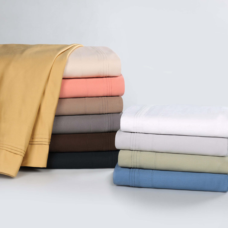 Dusted Rose Egyptian Cotton 1500-Thread Count Pillowcase Set