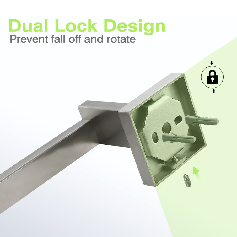 Matte Black Stainless Steel Wall Mounted Toilet Paper Holder
