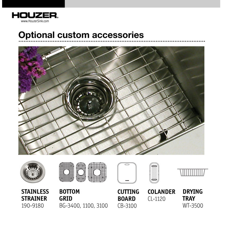 Premier Stainless Steel Triple Bowl Drop-In Kitchen Sink