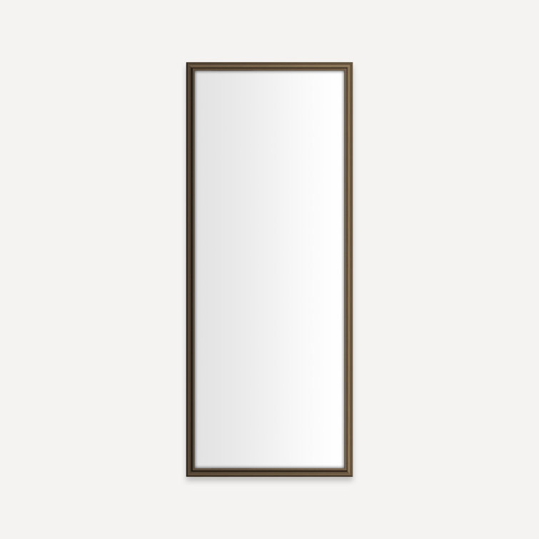 Vintage Brass Rectangular Vanity Mirror 39" x 23"