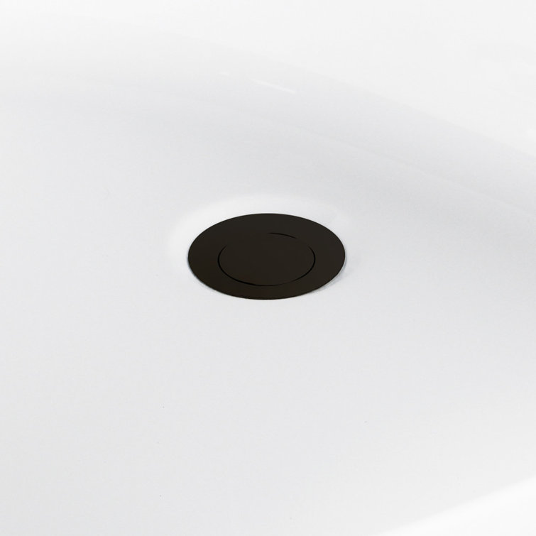 66-Inch Glossy White Acrylic Freestanding Tub with Oil Rubbed Bronze Drain