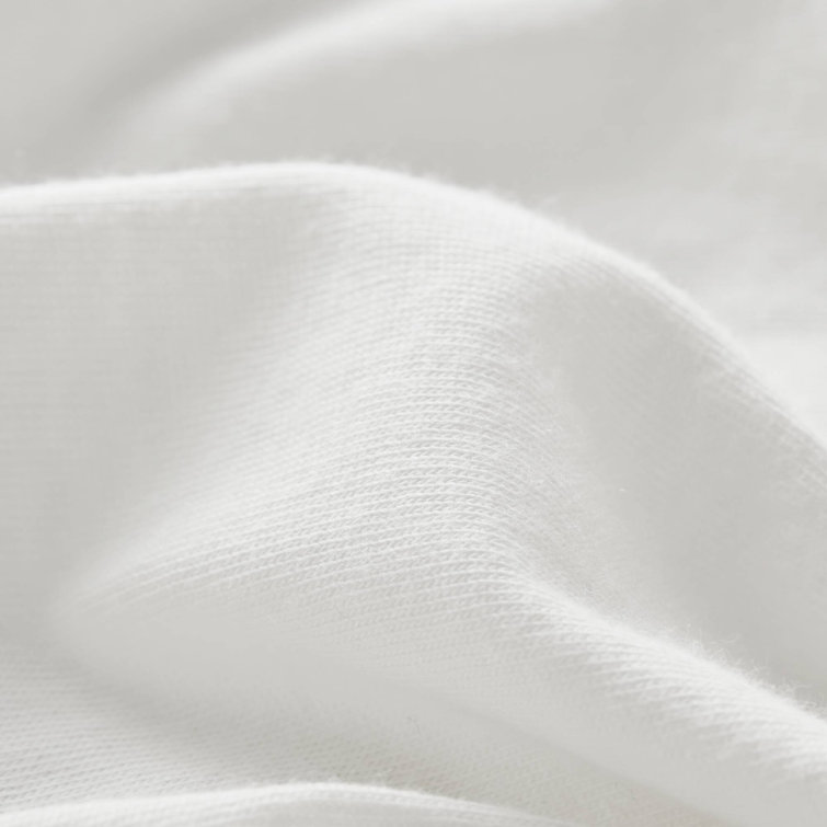 White Twin Polyester Jersey Knit Sheet Set