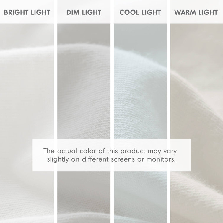 White Twin Polyester Jersey Knit Sheet Set