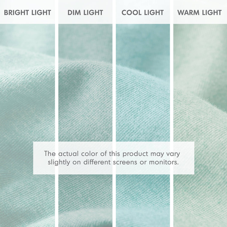 Aqua Twin Polyester Jersey Knit Sheet Set