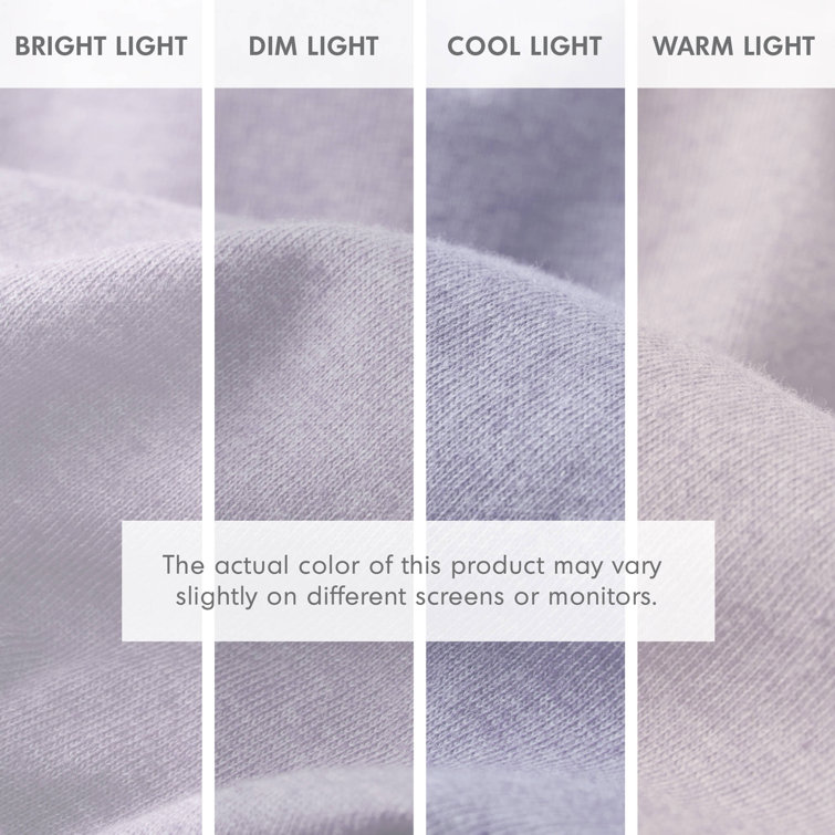 Twin XL Purple Jersey Knit Polyester Sheet Set